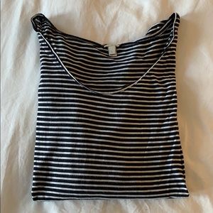 J.Crew scoop neck long sleeve stripe shirt